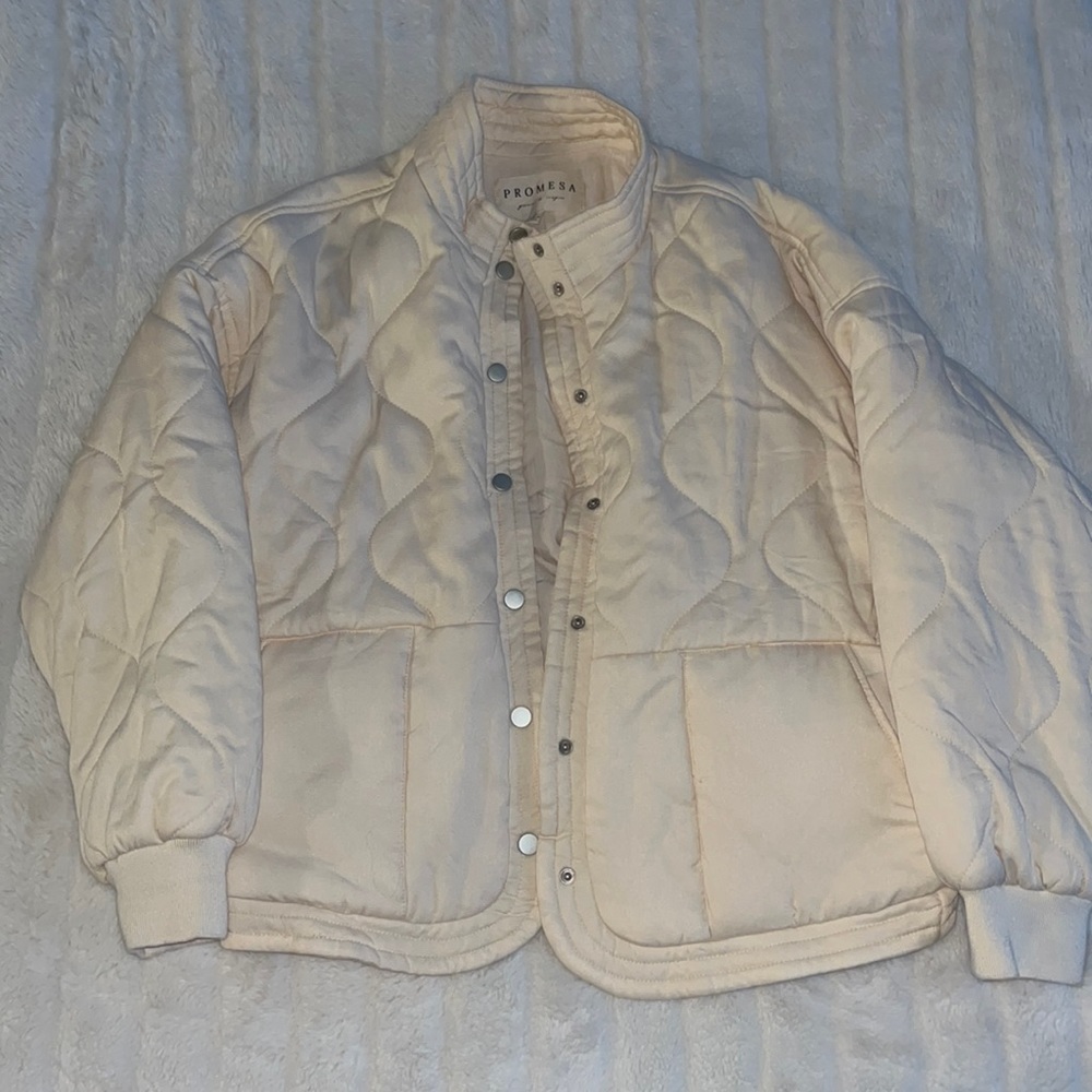 Promesa quilted bomber jacket